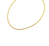 18K GOLD ROPE CHAIN - HANDMADE IN ITALY