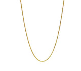 18K GOLD ROPE CHAIN - HANDMADE IN ITALY