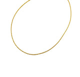 18K GOLD ROPE CHAIN - HANDMADE IN ITALY