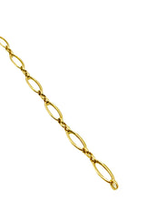 18K GOLD LIGURIA CHAIN BRACELET - HANDMADE IN ITALY