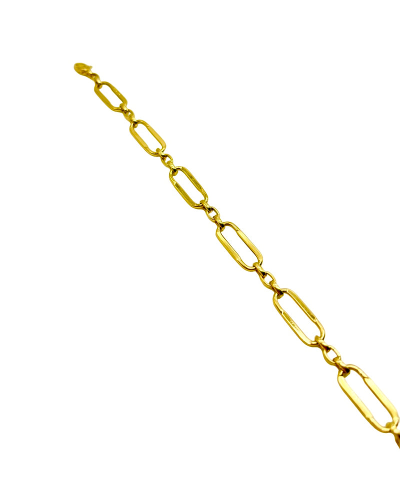 18K GOLD TOSCANA CHAIN BRACELET - HANDMADE IN ITALY