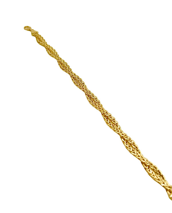 18K GOLD FAVOLA CHAIN BRACELET - HANDMADE IN ITALY