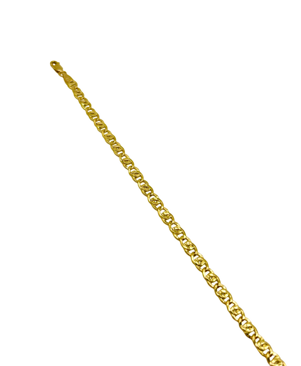 18K GOLD CHAIN BRACELET - HANDMADE IN ITALY