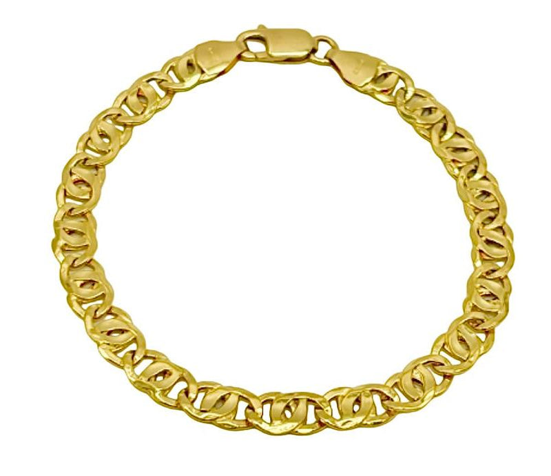 18K GOLD CHAIN BRACELET - HANDMADE IN ITALY