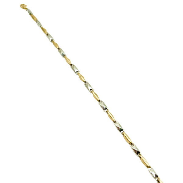 18K GOLD PROSECCO CHAIN BRACELET - HANDMADE IN ITALY