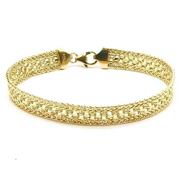 18K GOLD CARLA BRACELET - HANDMADE IN ITALY