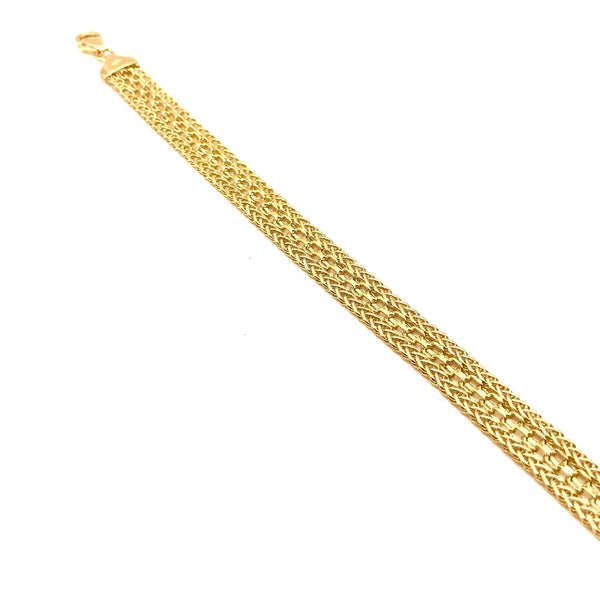 18K GOLD CARLA BRACELET - HANDMADE IN ITALY