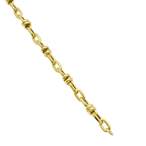 18K GOLD TARVISIO CHAIN BRACELET - HANDMADE IN ITALY