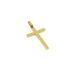 18K GOLD PIERA CROSS - HANDMADE IN ITALY