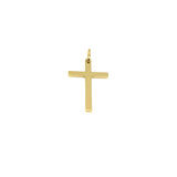 18K GOLD PIERA CROSS - HANDMADE IN ITALY