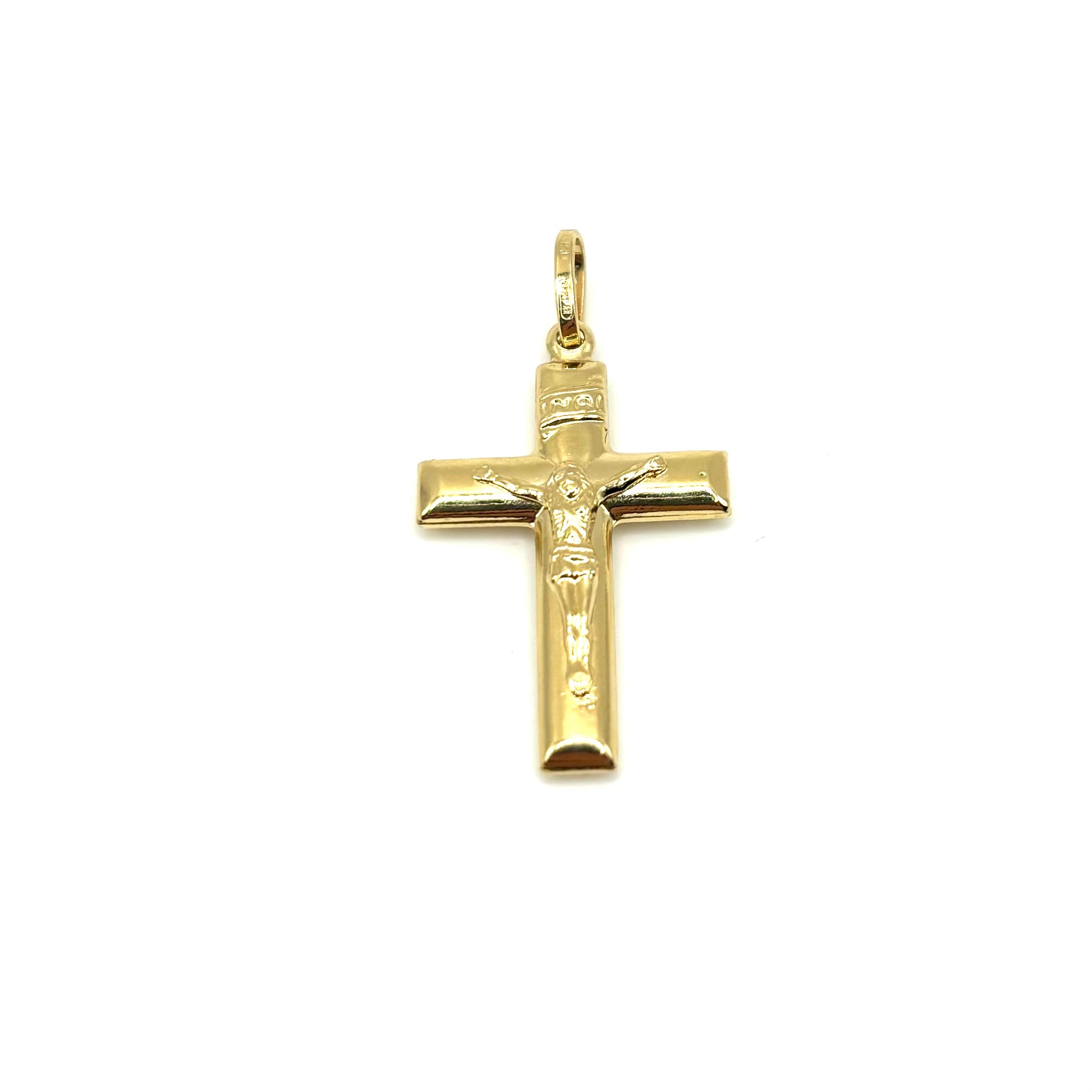 18K GOLD NELLA CROSS - HANDMADE IN ITALY