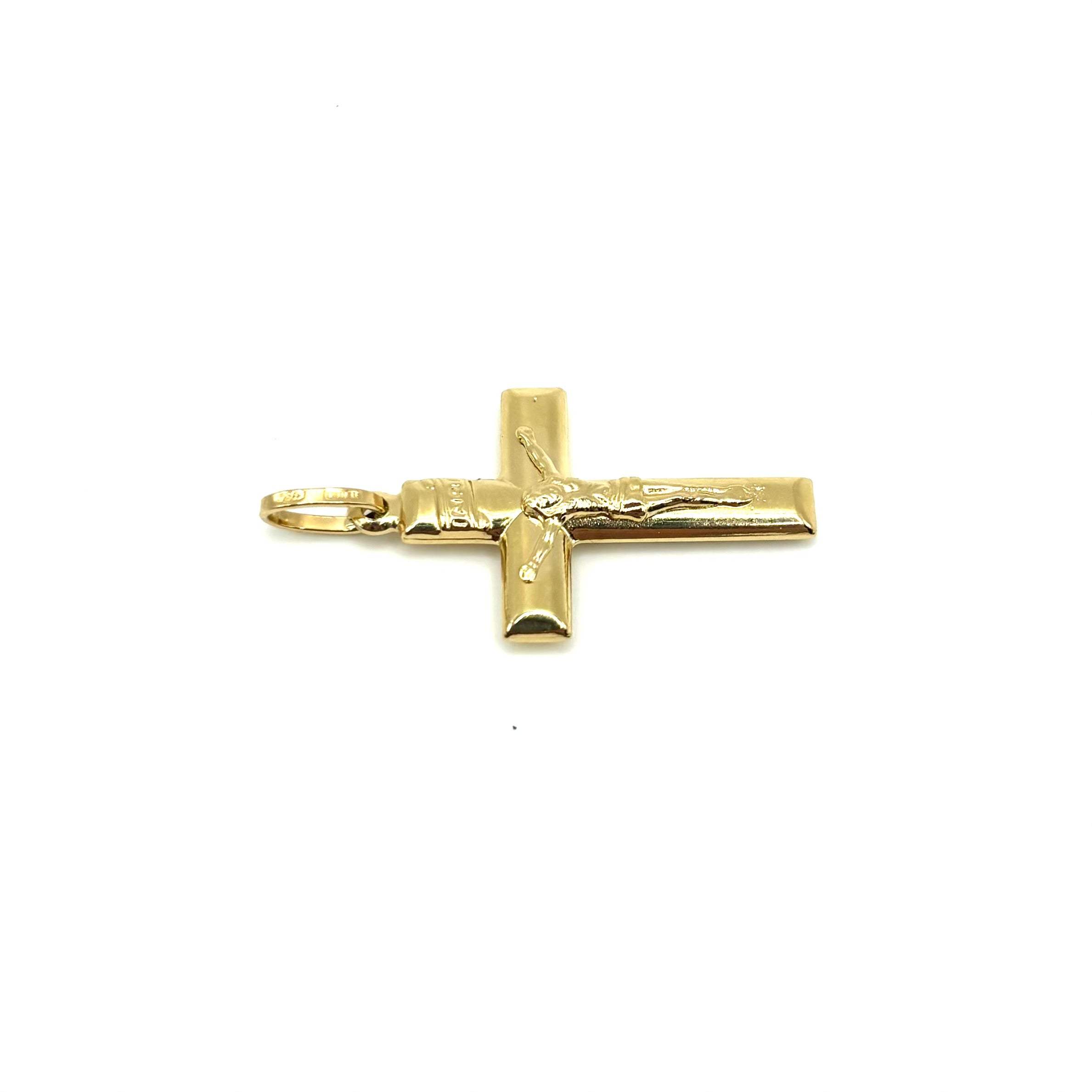 18K GOLD NELLA CROSS - HANDMADE IN ITALY
