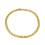 18K GOLD CESARE CHAIN BRACELET - HANDMADE IN ITALY