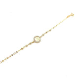 18K GOLD BABY ROSARY BRACELET - HANDMADE IN ITALY