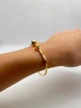 18K GOLD STING BANGLE BRACELET - HANDMADE IN ITALY