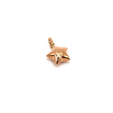 18K GOLD STAR CHARM PENDANT - HANDMADE IN ITALY