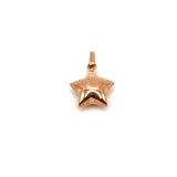 18K GOLD STAR CHARM PENDANT - HANDMADE IN ITALY