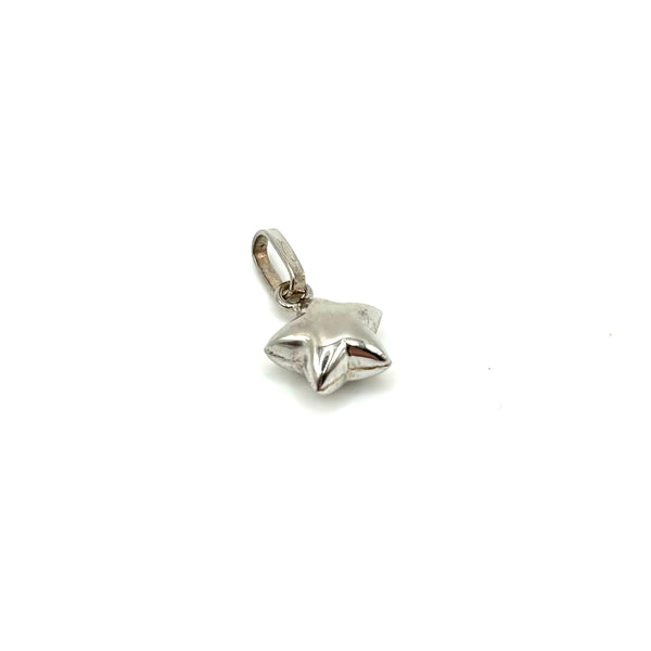 18K GOLD STAR CHARM PENDANT - HANDMADE IN ITALY