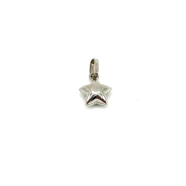 18K GOLD STAR CHARM PENDANT - HANDMADE IN ITALY