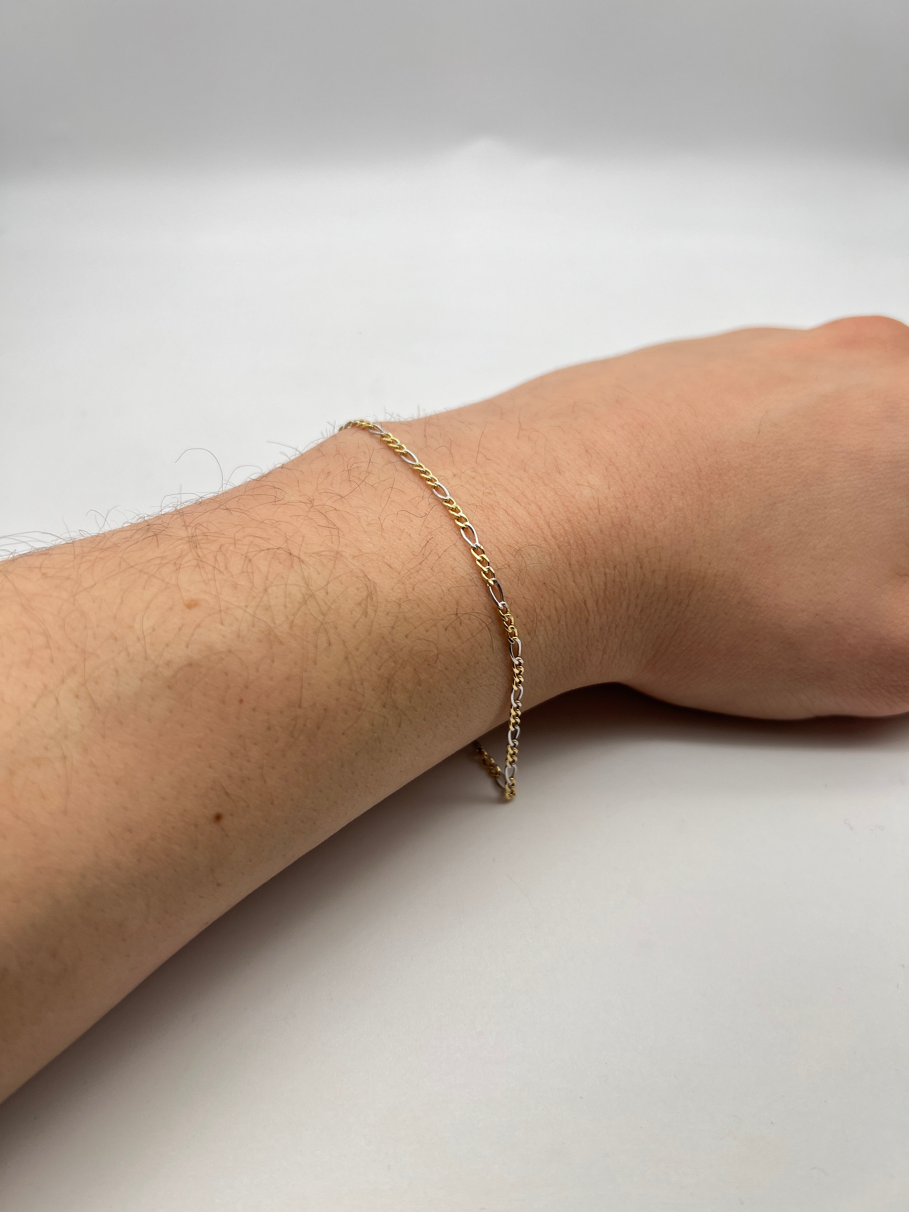 18K GOLD VIRGILIO CHAIN BRACELET - HANDMADE IN ITALY