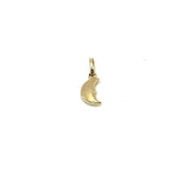 18K GOLD MOON PENDANT - HANDMADE IN ITALY