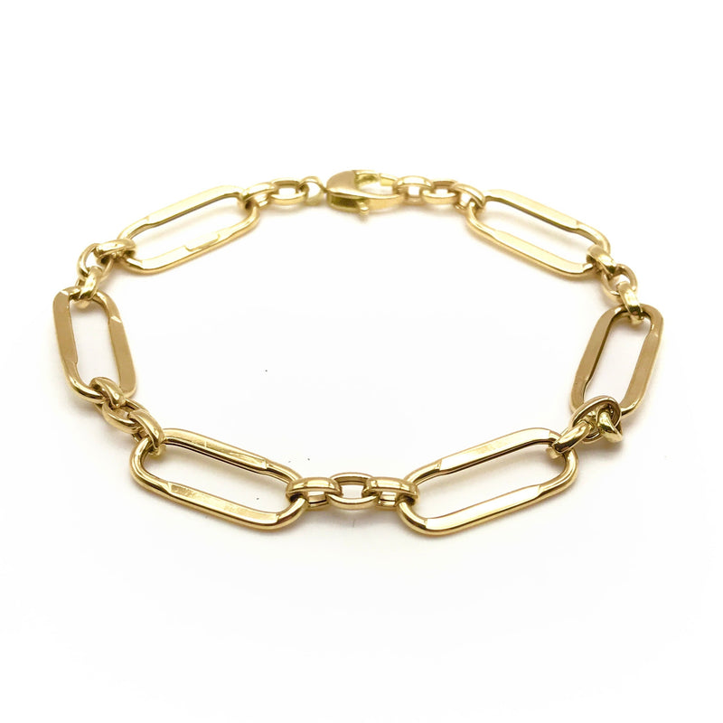 18K GOLD TOSCANA CHAIN BRACELET - HANDMADE IN ITALY