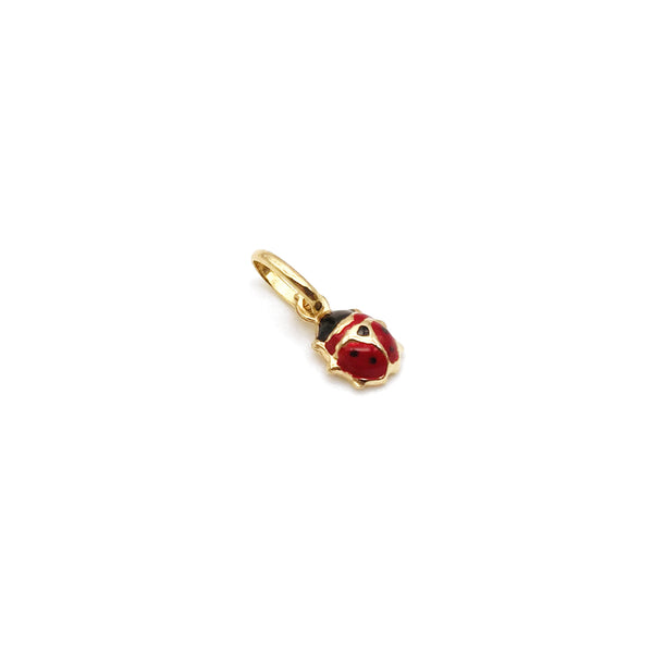 18K GOLD BABY EVA LADYBUG PENDANT - HANDMADE IN ITALY