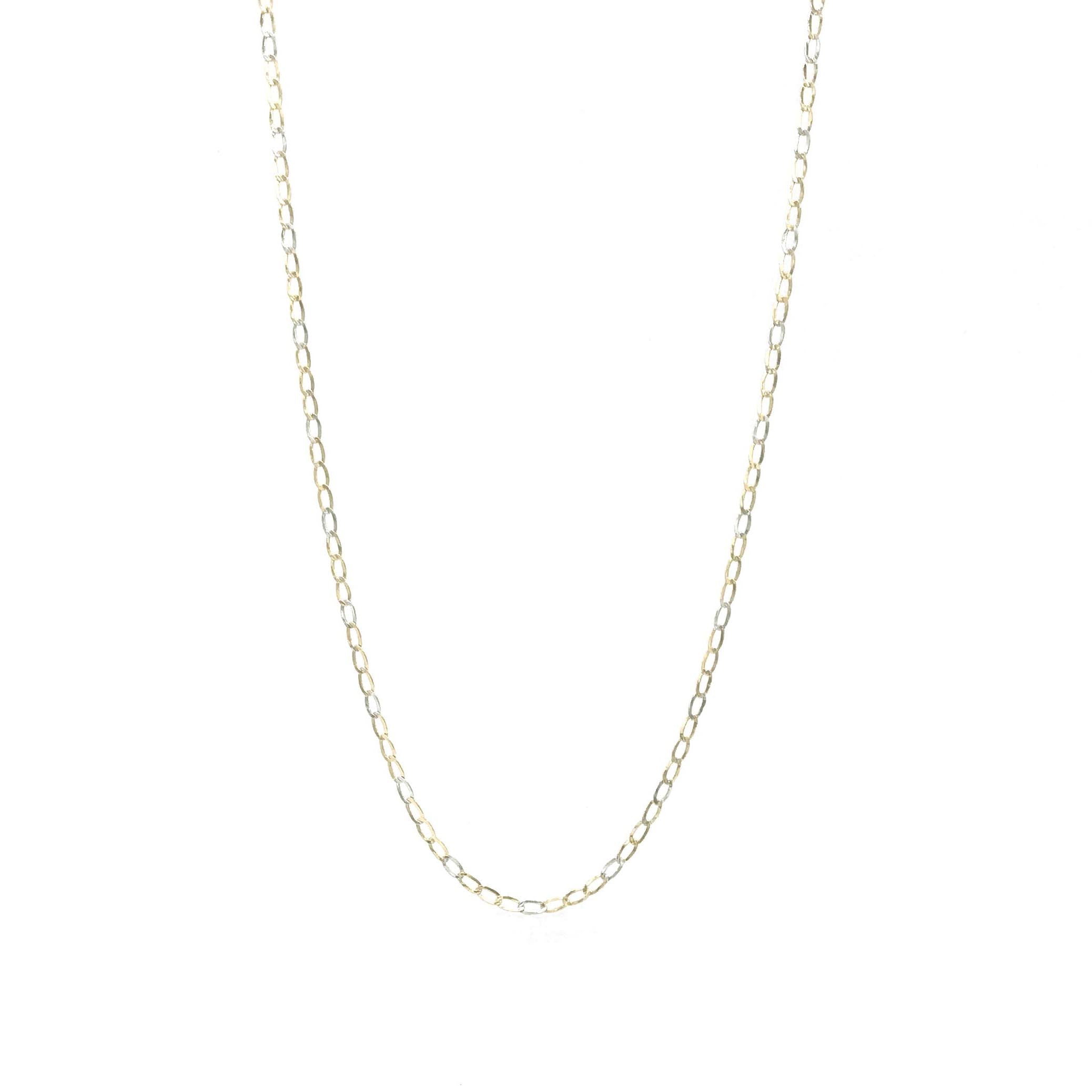 18K GOLD LITTLE ROMAN BIS CHAIN - HANDMADE IN ITALY