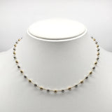 18K GOLD ANDROMEDA SPHERES NECKLACE - HANDMADE IN ITALY