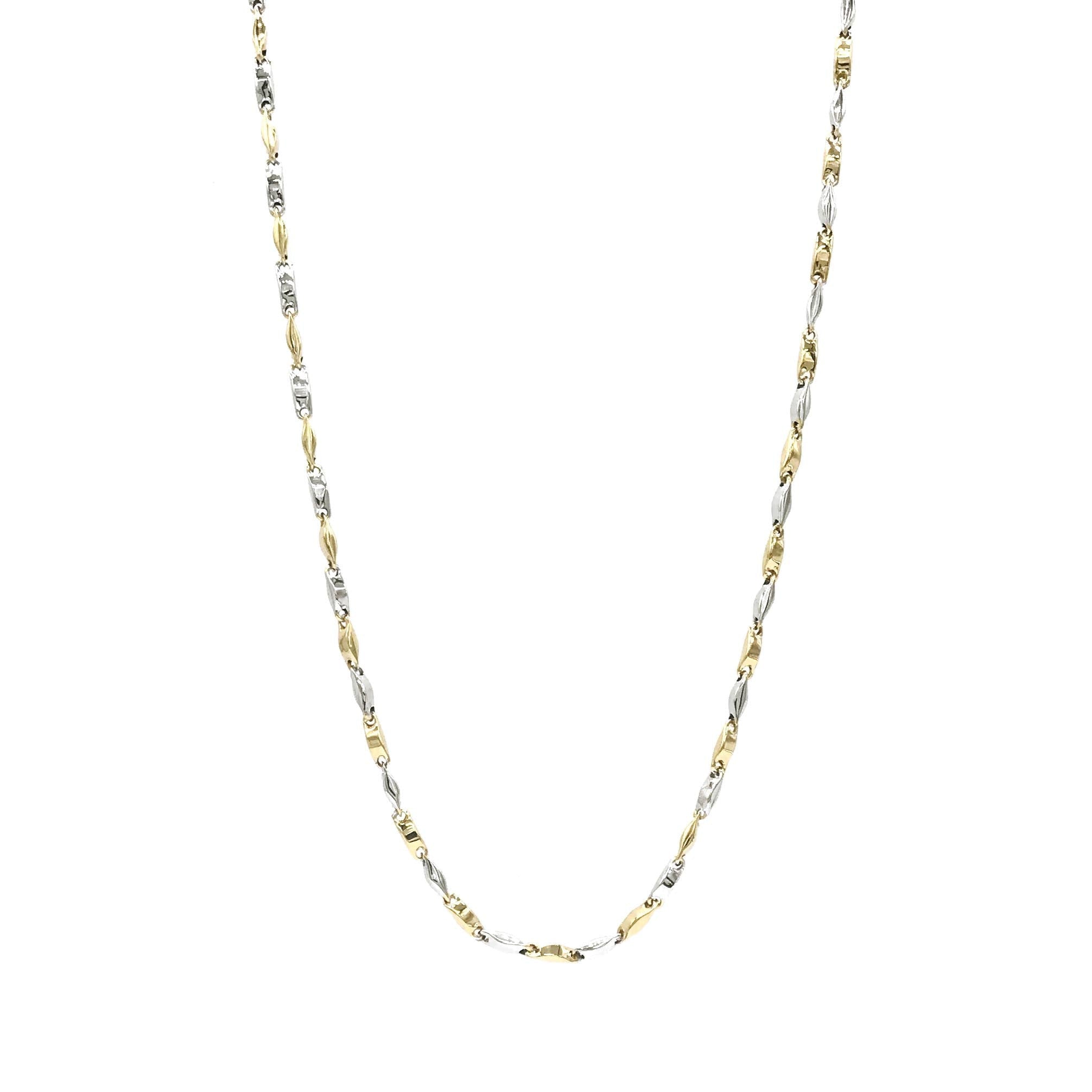 18K GOLD MELTED CHAIN - HANDMADE IN ITALY