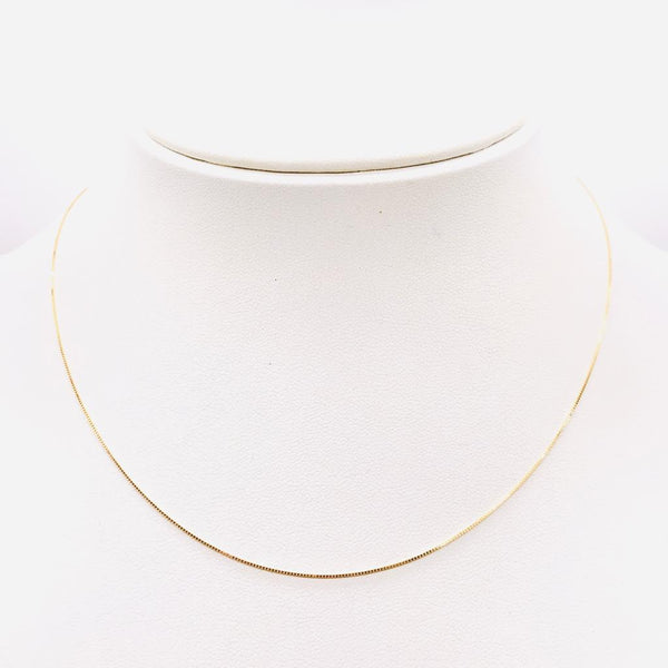 18K GOLD VENEZIANA CHAIN - HANDMADE IN ITALY