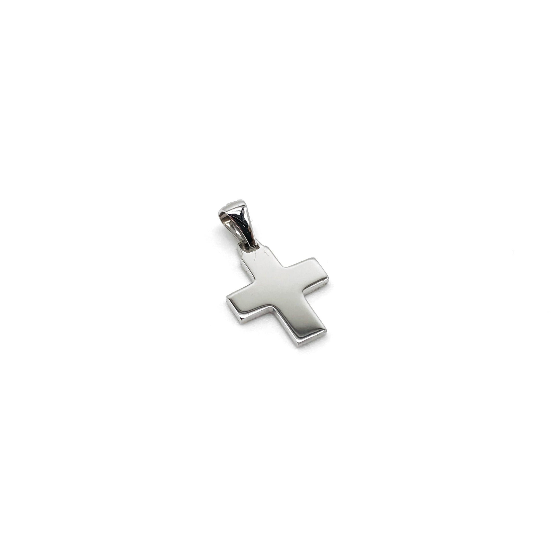 18K GOLD CELANDINE CROSS - HANDMADE IN ITALY