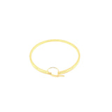 18K GOLD BELLISSIMA LARGE HOOP EARRINGS - HANDMADE IN ITALY