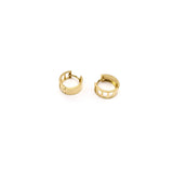 18K GOLD ALBERTA HOOP EARRINGS - HANDMADE IN ITALY