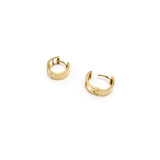 18K GOLD ALBERTA HOOP EARRINGS - HANDMADE IN ITALY