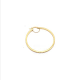 18K GOLD BOLZANO HOOP EARRINGS - HANDMADE IN ITALY