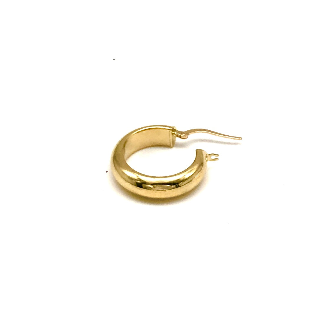 18K GOLD HOOP EARRINGS - HANDMADE IN ITALY