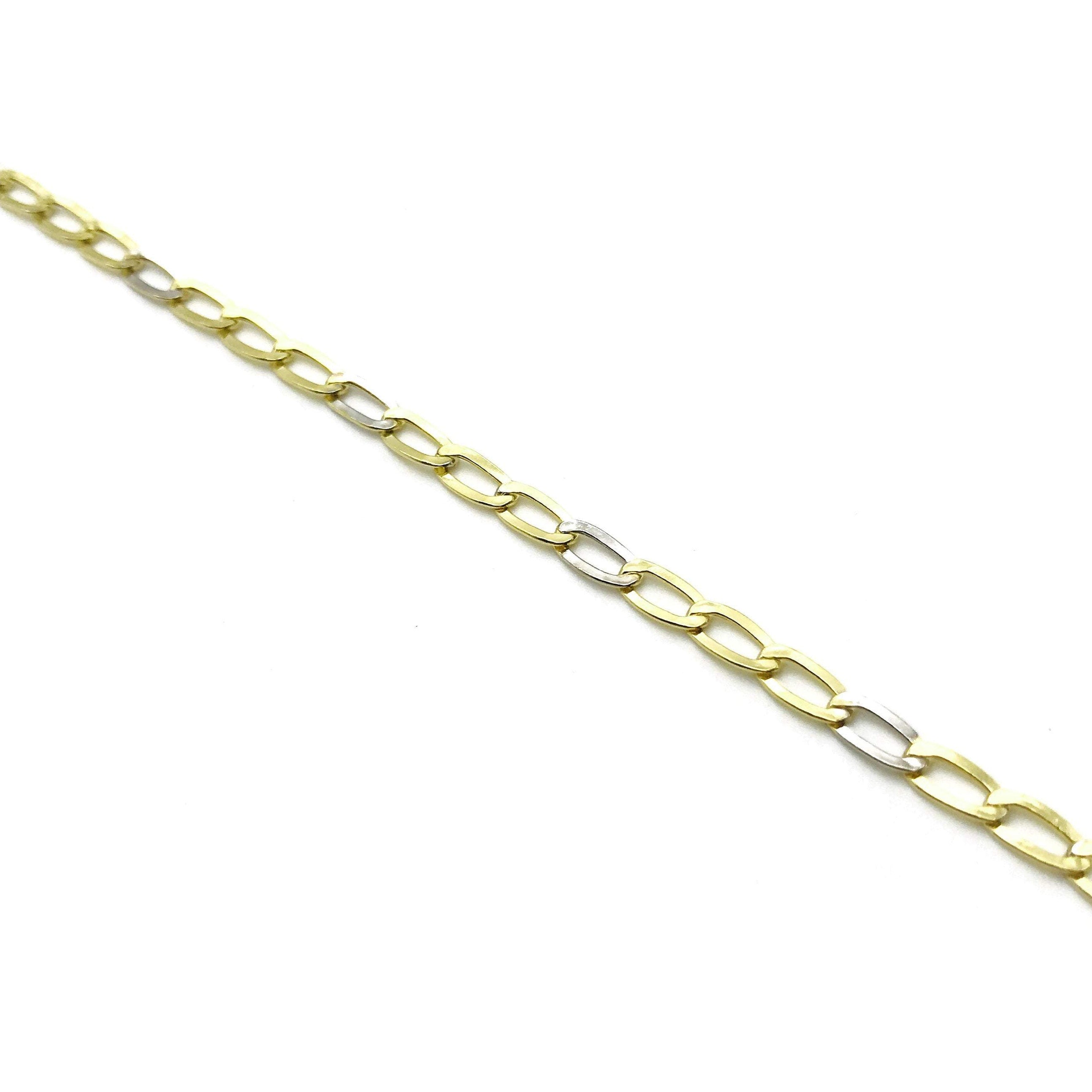 18K GOLD MARCELLO CHAIN BRACELET - HANDMADE IN ITALY