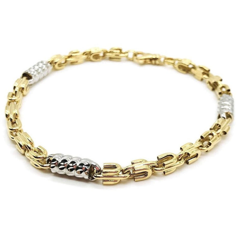 18K GOLD MASSIMO CHAIN BRACELET - HANDMADE IN ITALY